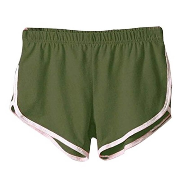 Boutique Pants - Juniors Athletic Dolphin Hem Shorts